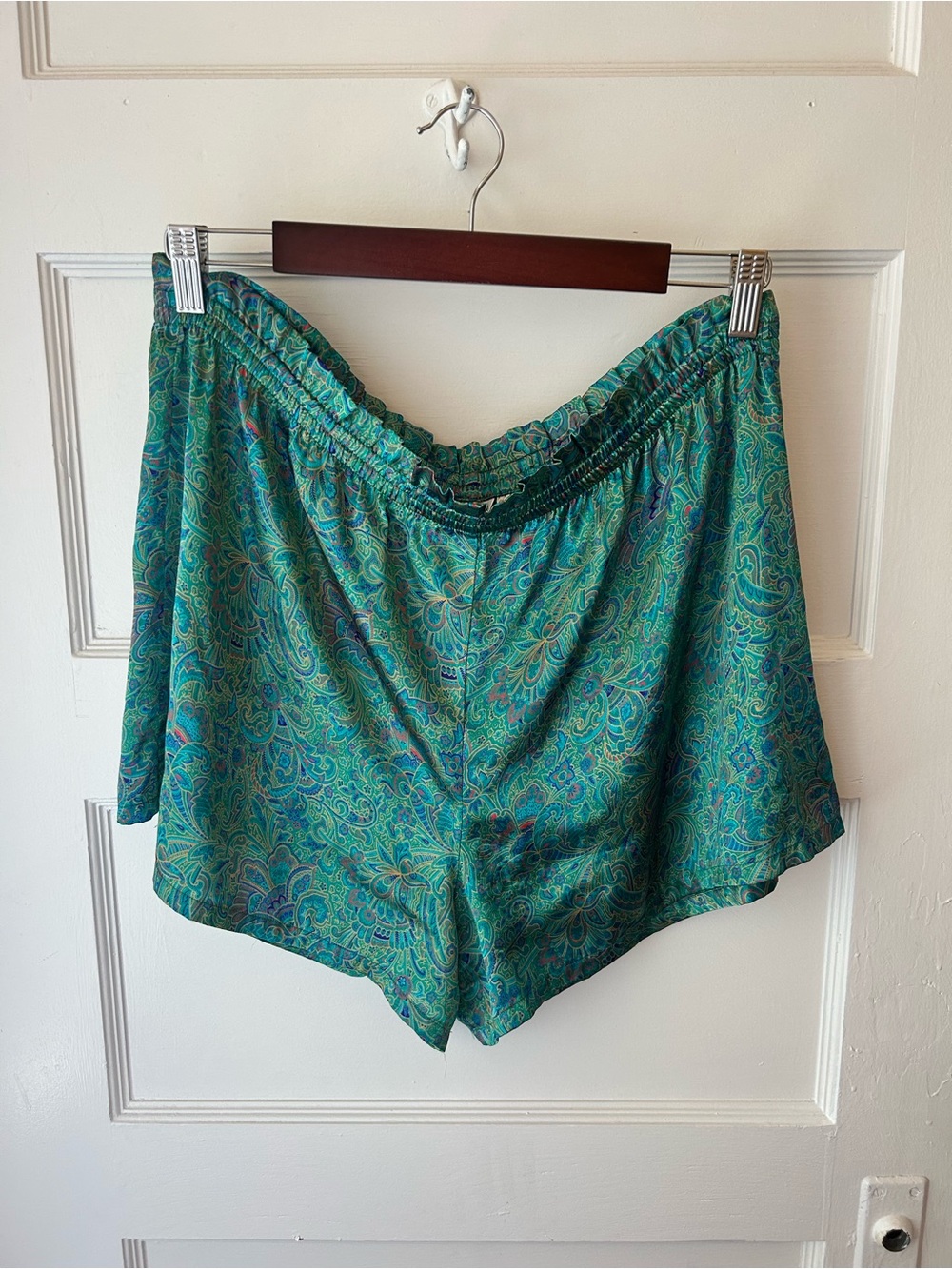 vintage 80’s Victoria’s Secret paisley sleep shorts